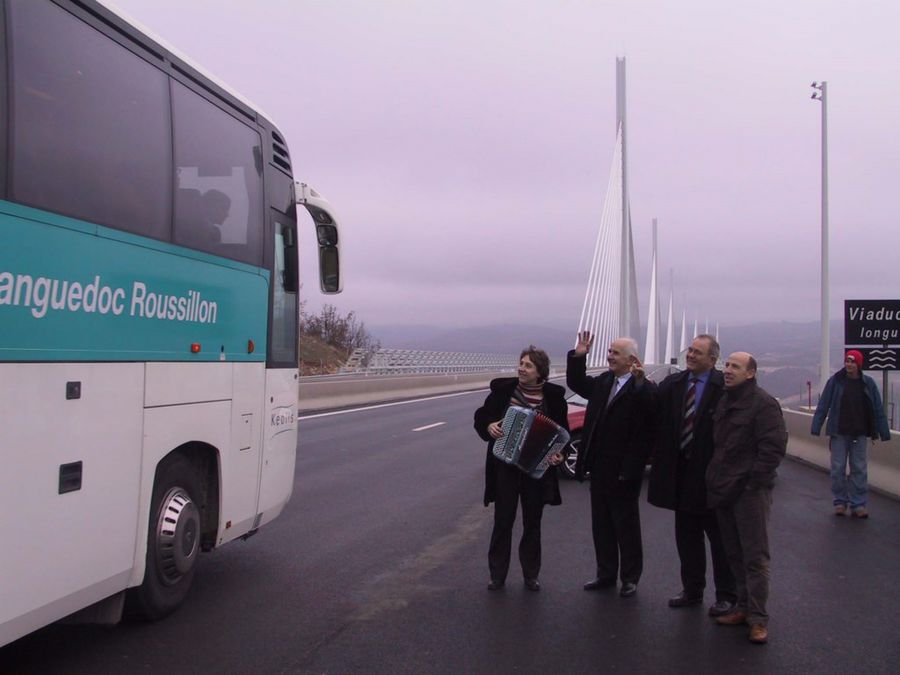 Inauguration du viaduc de Millau