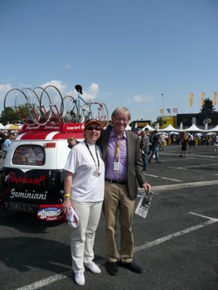 Daniel MANGEAS , la voix éternelle du Tour de France