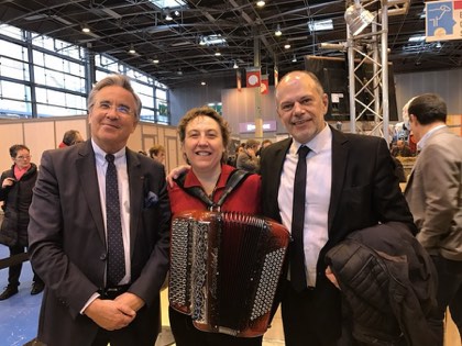 JF GALLIARD ,pdt de l’Aveyron et Yves CENSI, député de l’Aveyron